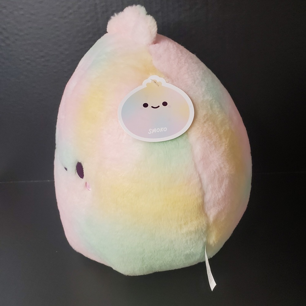 Smoko Pastel Rainbow Lil B Dumpling Midi Mochi 11" Plush Kawaii Food Pillow - Picture 2 of 8
